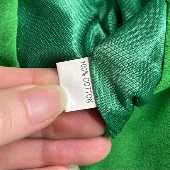 Meng Fei Lu green drape neck sheath dress - Picture 13 of 15